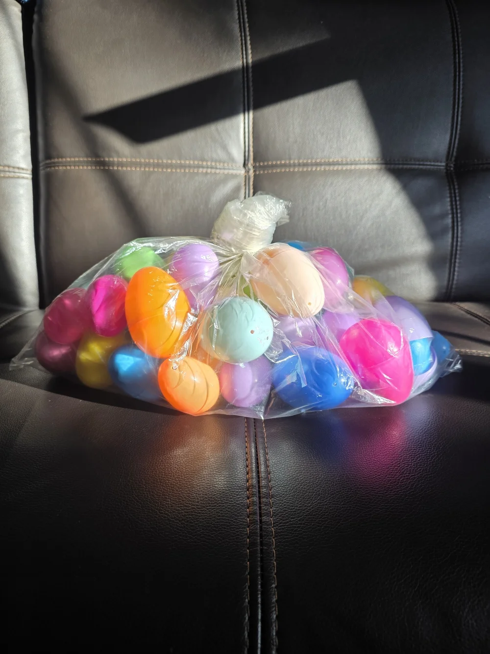 Assorted Plastic Party Eggs - Multicolor Decorative Fillers